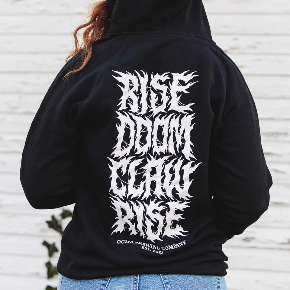 Ogma “Rise Doom Claw Rise” Zip Up Hoodie